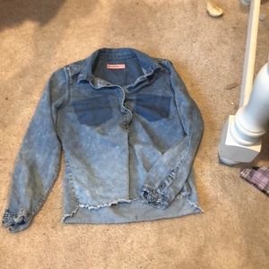 Kids jean shirt
